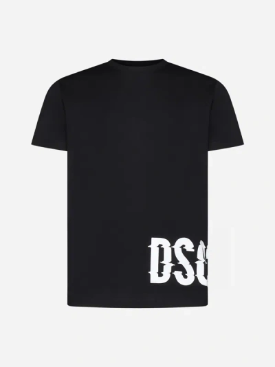 Dsquared2 D2 Slouch T-shirt In Black