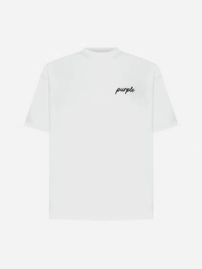 Purple Brand T-shirt In Off White