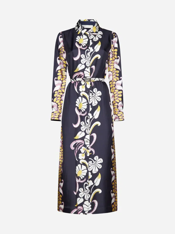 Tory Burch pleated linen dress - Green