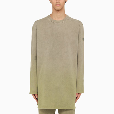 Rick Owens Acid Degrade Subhuman Sweatshirt In Green