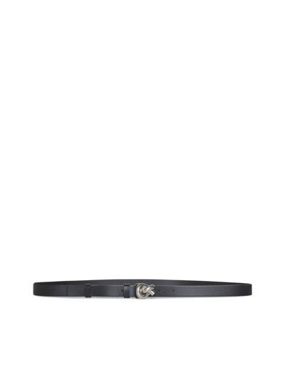 Bottega Veneta Knot Belt In Black