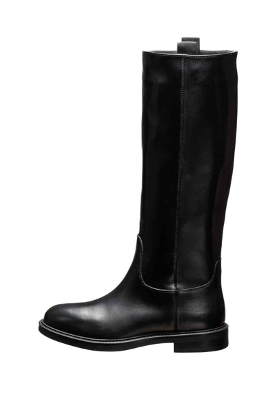 Doucal's Woman Boot Black Size 6.5 Soft Leather
