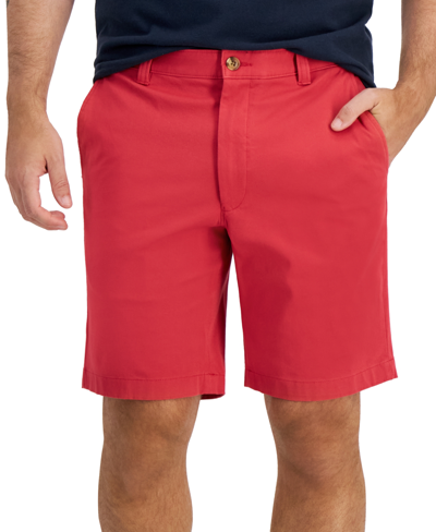 Club Room Men's Regular-fit 9" 4-way Stretch Shorts, Created For Macy's In Melone
