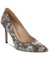 Sam Edelman Hazel Pointed Toe Pump In Grey Sequin Metallic