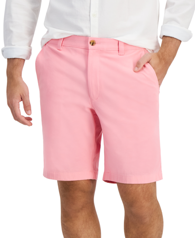 Club Room Men's Regular-fit 9" 4-way Stretch Shorts, Created For Macy's In Pink Sky