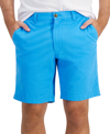 CLUB ROOM MEN'S REGULAR-FIT 9" 4-WAY STRETCH SHORTS, CREATED FOR MACY'S