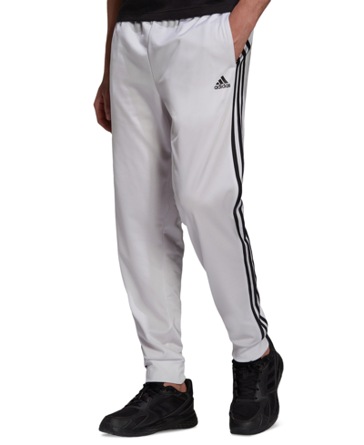 Adidas Originals Men's Tricot Jogger Pants In White,black