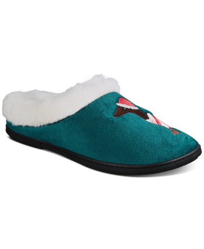 Charter Club Women's Holiday Boxed Hoodback Slippers, Created For Macy's In Dachshund
