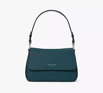 Kate Spade Hudson Medium Convertible Shoulder Bag In Artesian Green