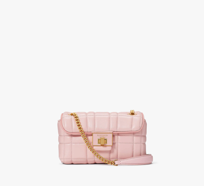 Kate Spade Evelyn Quilted Small Shoulder Crossbody In Pink Dune
