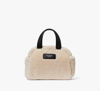 Kate Spade Apres Chic Faux Shearling Satchel In Natural