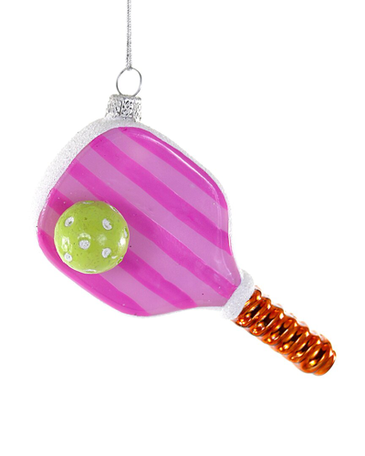 Cody Foster & Co. Pink Pickle Ball Ornament In Purple