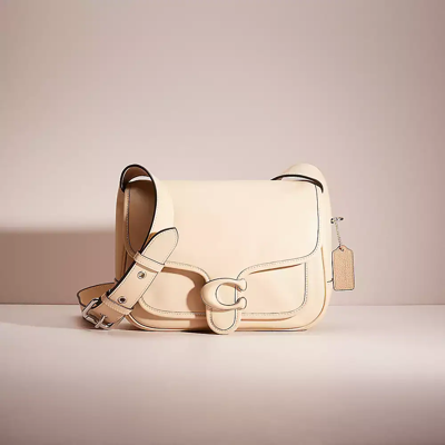 Coach Restored Tabby Messenger In Silver/ivory