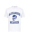 Alexander Mcqueen T-shirt Varsity In White