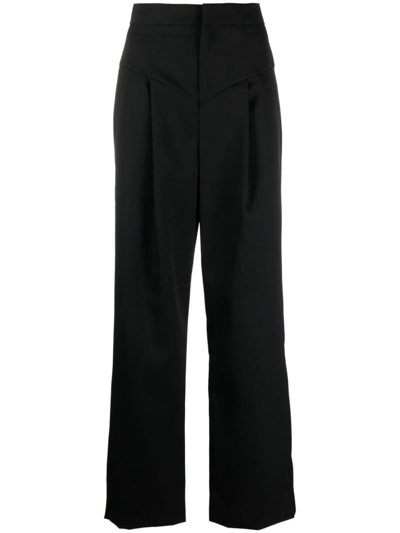 Isabel Marant High-waisted Pants In ブラック
