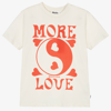 Molo Kids' Roxo Organic Cotton T-shirt In White