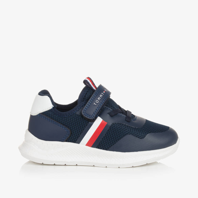 Tommy Hilfiger Babies' Boys Navy Blue Velcro Trainers