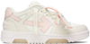 OFF-WHITE KIDS OFF-WHITE & PINK OUT OF OFFICE SNEAKERS