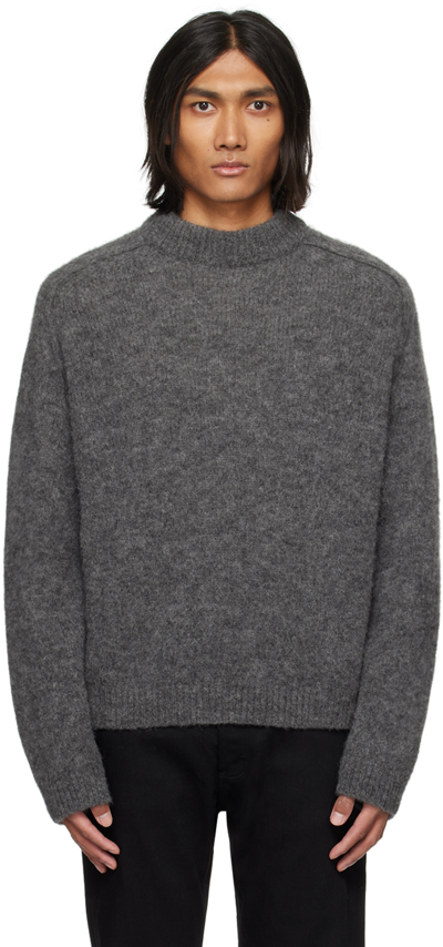 Apc Gray Tyler Sweater In Plc Anthracite