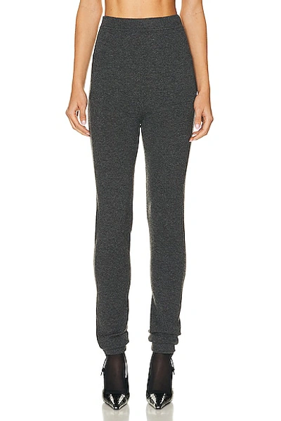 Saint Laurent Legging In Gris Chine Moyen