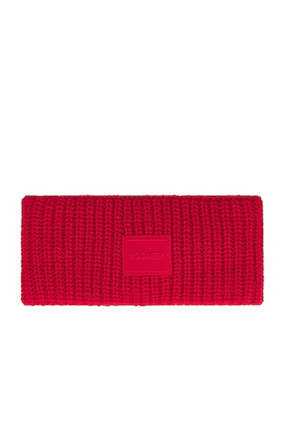 Bogner Yuma Headband In Fast Red