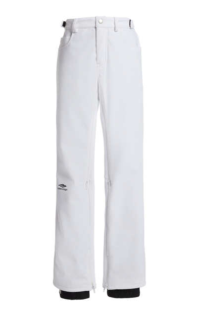 Balenciaga 5-pocket Nylon Ski Pants In White