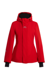 Balenciaga Hourglass Nylon Ski Jacket In Red