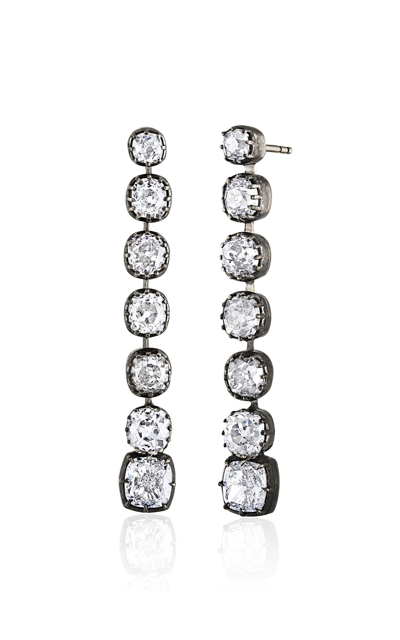 Mindi Mond 14k Gold & Silver Diamond Earrings