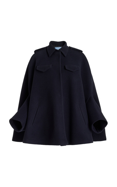 PRADA WOOL CAPE