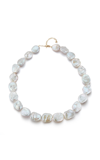 MATEO 14K YELLOW GOLD BAROQUE PEARL NECKLACE