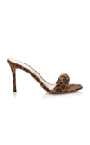 Gianvito Rossi Bijoux 85 Leopard-print Leather Mules In Animal