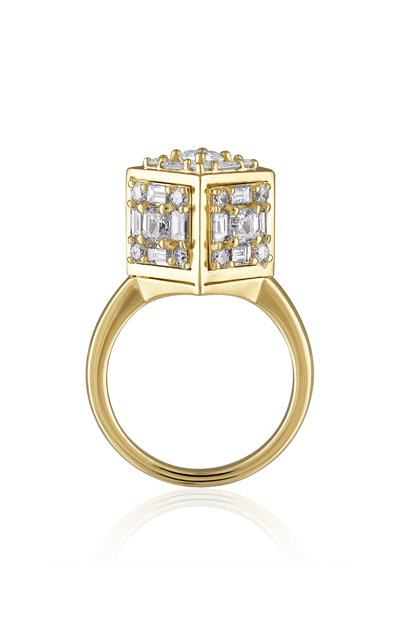 Mindi Mond Clarity 18k Yellow Gold Diamond Ring