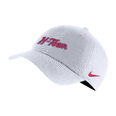 Nike Houston Rockets City Edition  Unisex Nba Adjustable Cap In White