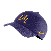 Nike Los Angeles Lakers City Edition  Unisex Nba Adjustable Cap In Purple