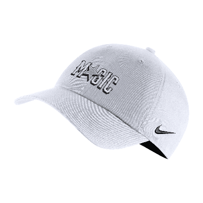 Nike Orlando Magic City Edition  Unisex Nba Adjustable Cap In White