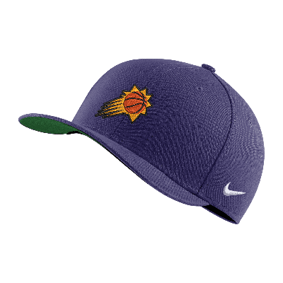 Nike Phoenix Suns City Edition  Unisex Nba Swoosh Flex Cap In Purple