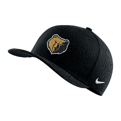 Nike Memphis Grizzlies City Edition  Unisex Nba Swoosh Flex Cap In Black