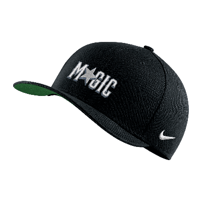 Nike Orlando Magic City Edition  Unisex Nba Swoosh Flex Cap In Black