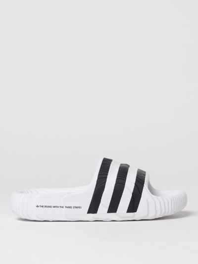 Adidas Originals 平跟凉鞋  女士 颜色 白色 In White