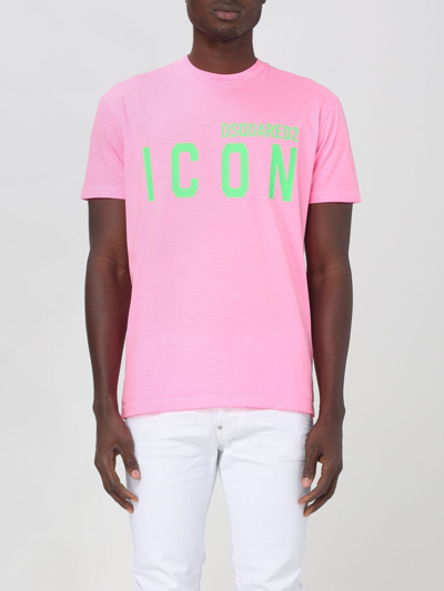 Dsquared2 T-shirt  Men Color Fuchsia In Fuchsia