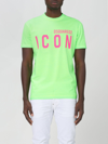 Dsquared2 Icon Logo-print Cotton T-shirt In Green