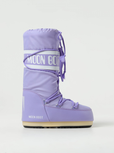 Moon Boot Schuhe  Kinder Farbe Violett In Purple