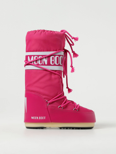 Moon Boot Schuhe  Kinder Farbe Fuchsia In Pink