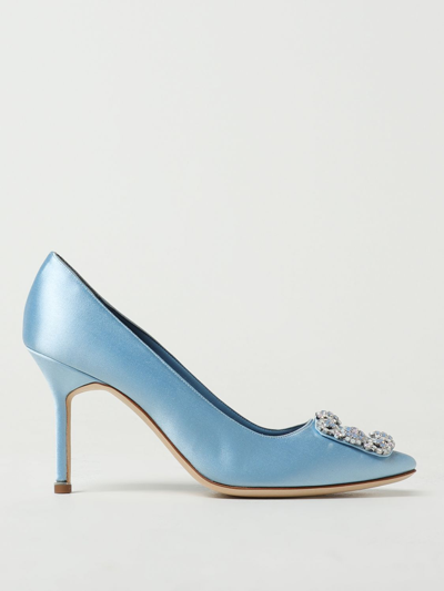 Manolo Blahnik Schuhe  Damen Farbe Hellblau In Sky Blue