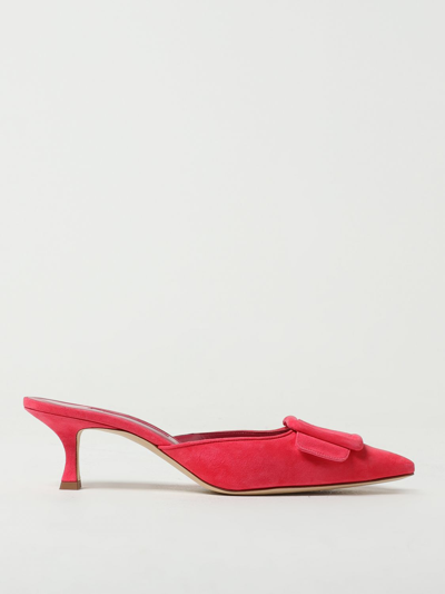 Manolo Blahnik Schuhe  Damen Farbe Strawberry