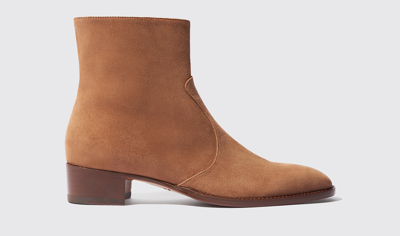 Scarosso Warren Tan Suede - Man Boots Tan In Tan - Suede