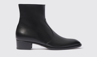 Scarosso Warren Black - Man Boots Black In Black - Calf