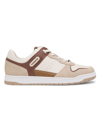 Coach Men's  Leather Low-top Sneakers In Saddle Taupe