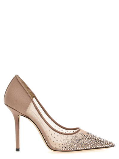 Jimmy Choo Love 100 Pointed Toe Pumps In Pink