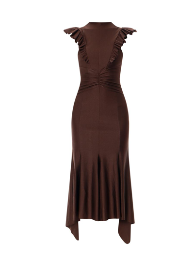 Philosophy Di Lorenzo Serafini Dress In Brown